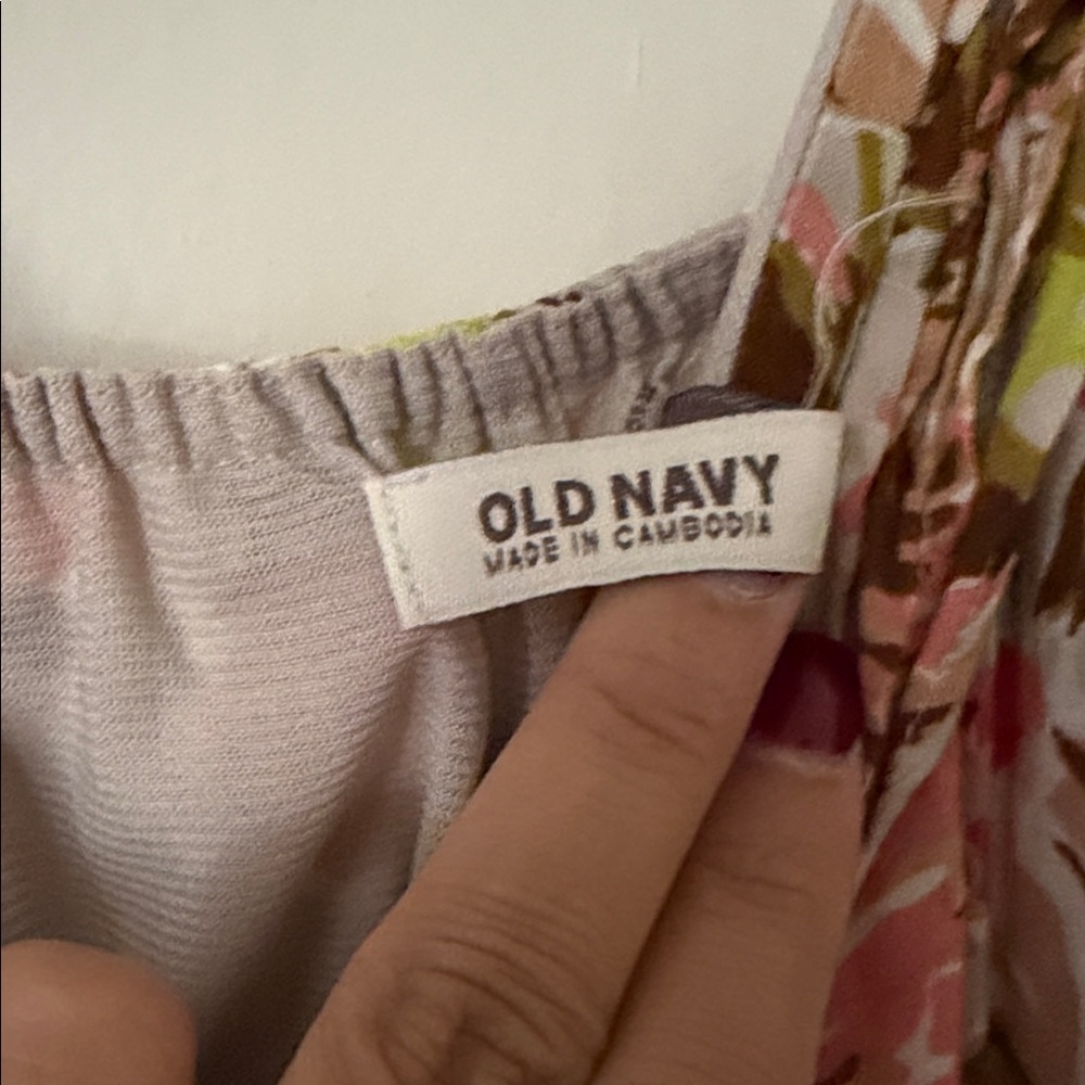 Old navy Floral Spaghetti Strap Dress size S - Picture 2 of 9